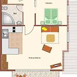 Haus Duenenglueck Whg 31 Teilseesicht Apartmán *