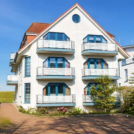 Haus Duenenglueck Whg 31 Teilseesicht 公寓 库克斯港