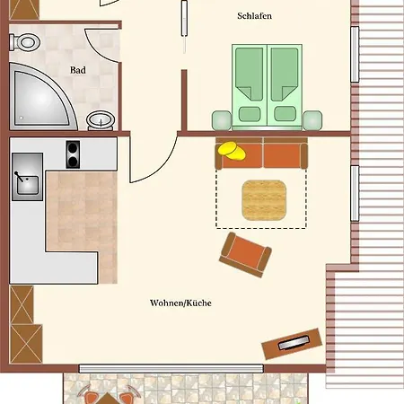 Haus Duenenglueck Whg 31 Teilseesicht